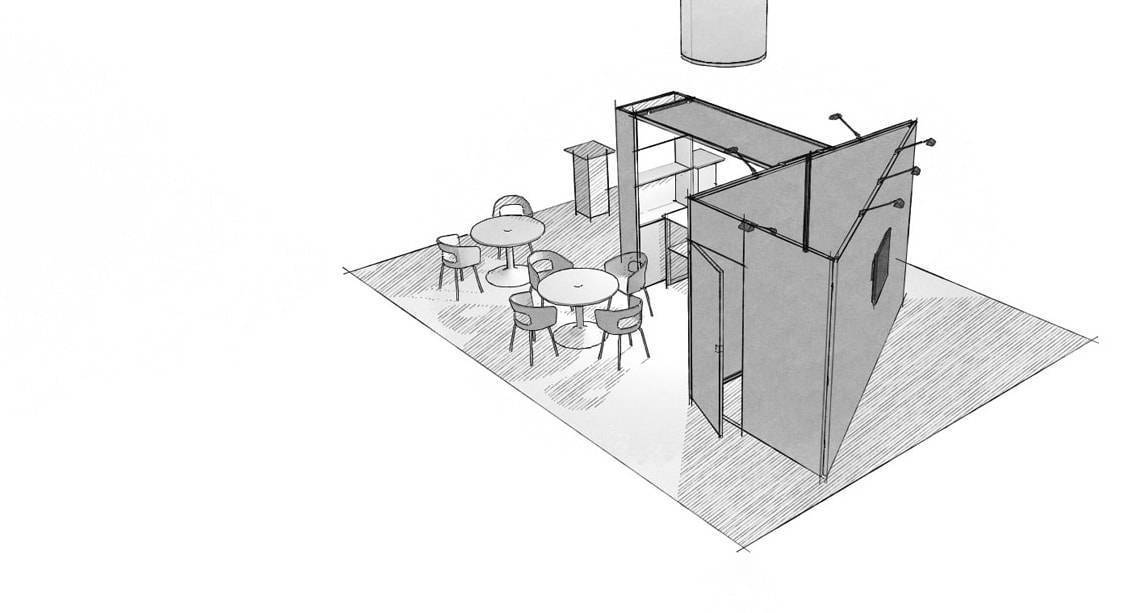 Beursstand design 3D