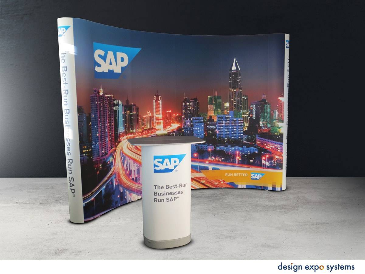 curved pop up magnetic with conversion case as counter