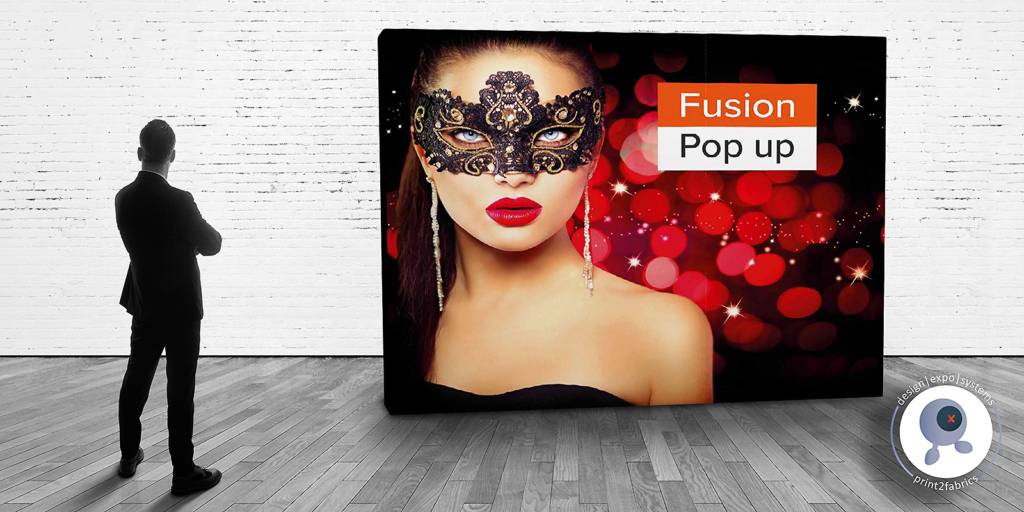 Fusion Fabric Pop up display