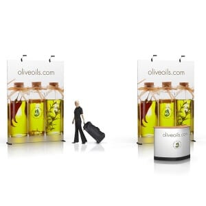 Fabric Flex Frame by DES with case to counter High fabric wall2